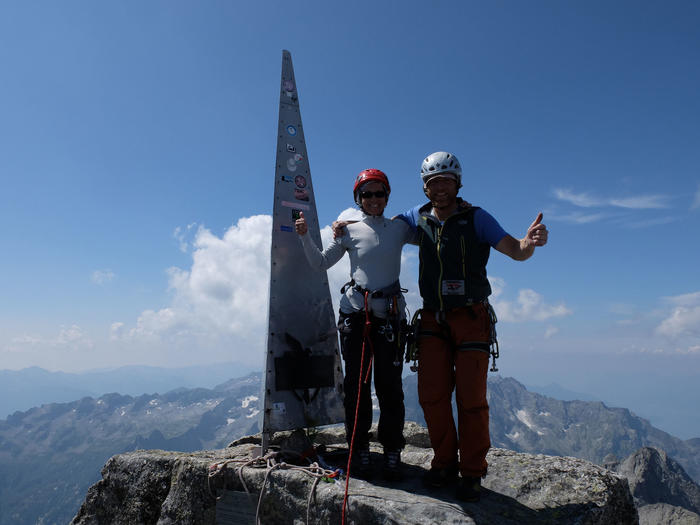 Via normale al Pizzo Badile