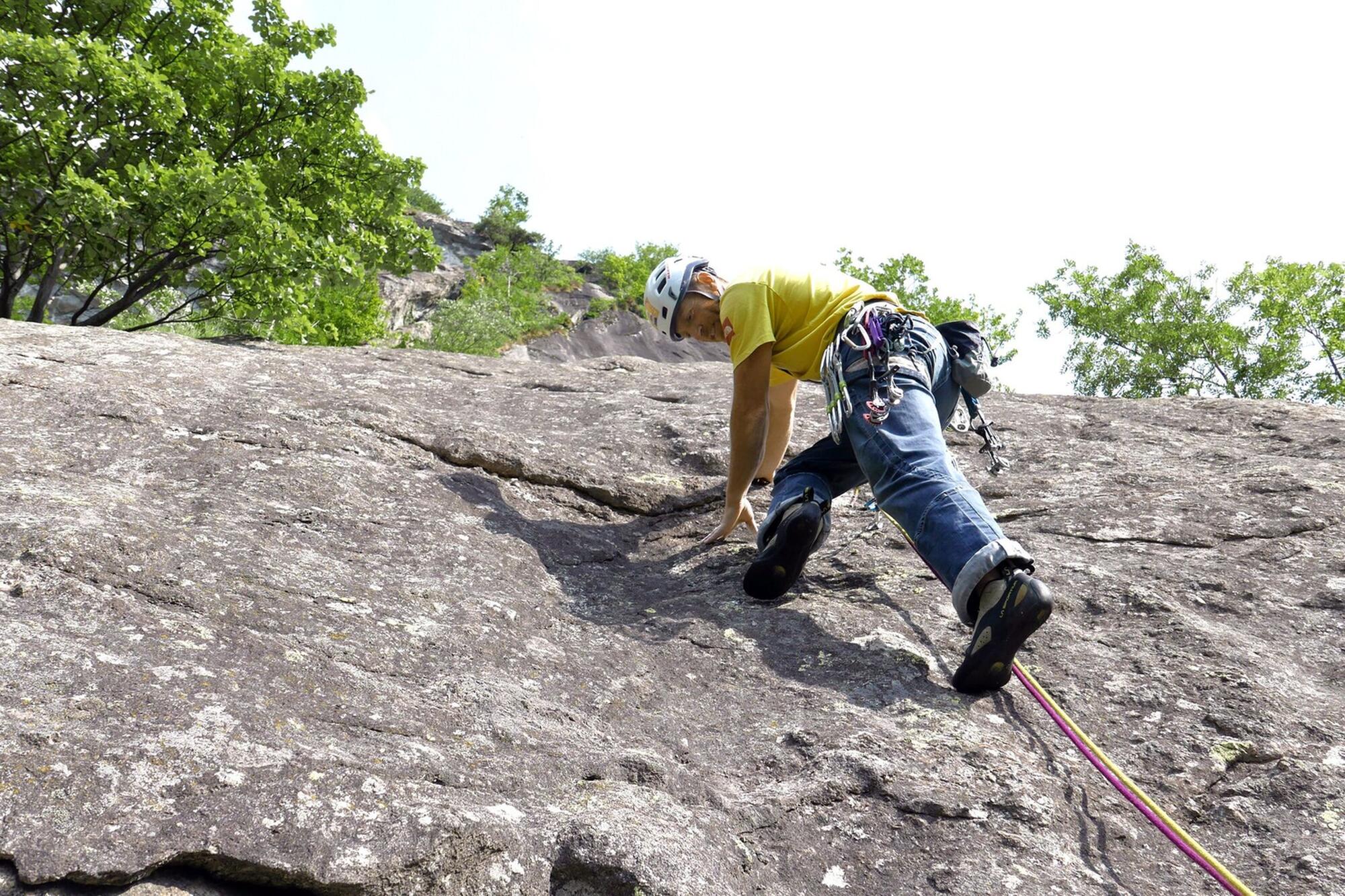 L'arrampicata in Val di Mello